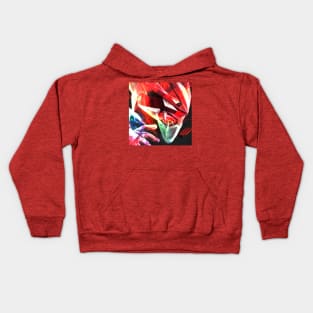 CYBERVILLAIN BLAZE EVIL RED RANGER IS THE GOAT PRBM Kids Hoodie